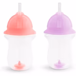Click Lock Tip & Sip Straw Cup Set, Baby Toddler Sippy Cups with Straw, BPA Free Leakproof Cup, Dishwasher Safe Baby Cup Weig ...