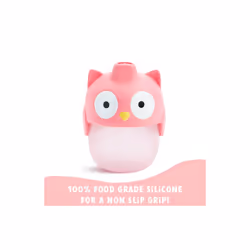 Whoo Soft-Touch 8oz Spill-Proof Sippy Cup. Silicone Transition Cup for Toddlers, Perfect Weaning Cup for Babies 9+ Months, BPA-Free Toddler & Baby
