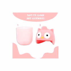 Whoo Soft-Touch 8oz Spill-Proof Sippy Cup. Silicone Transition Cup for Toddlers, Perfect Weaning Cup for Babies 9+ Months, BPA-Free Toddler & Baby - Additional view 6