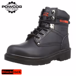 BLACKROCK ULTIMATE Black Safety Work Boots Steel Toe Cap Midsole Size SF08 - 11