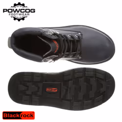 BLACKROCK ULTIMATE Black Safety Work Boots Steel Toe Cap Midsole Size SF08 - 11