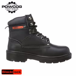 BLACKROCK ULTIMATE Black Safety Work Boots Steel Toe Cap Midsole Size SF08 - 11