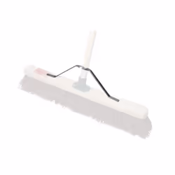 Metal Brush Stay for Adding Strength to Flat Brooms with Handles