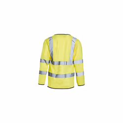 Hi Vis Long Sleeve Vests Yellow, Reflective High Vis Jackets, Hi Viz, Work Utility & Safety Clothing, Neon Clothes, Running, Jacket, Hivisible,