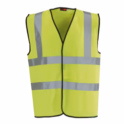 Blackrock Adults Hi-Vis Sleeveless Waistcoat - S, Yellow