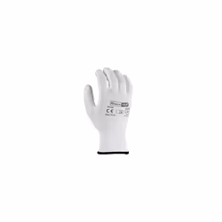 Blackrock Lightweight Painter's Work Gloves PU Palm Coated for Hand Protection and Good Dry Grip - Size 10/XL, White