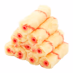 10 Pack 4 inch Long Pile Woven Mini Paint Rollers for a Smooth Finish Painting with Trade & DIY Emulsion Paints on Interior W ...