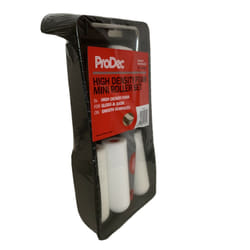 PRODEC 4" High Density Foam Mini Roller Set For Gloss - 7 Piece