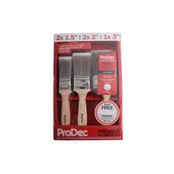 ProDec 6 Piece Premier Synthetic Brush Set Including Free Woodwork Brush