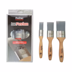 ) PRODEC Advance Ice Fusion Paint Brushes Oval Cutting In Woodworker 1", 1.5", 2" - Oval (3 Pack 1", 1.5" & 2"