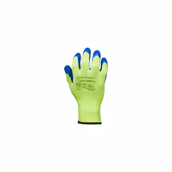 Pack of 6 Thermal Insulated Heavy Duty Latex Coated Gripper Safety Work Gloves, Mens Womens Working Grip, For Cold