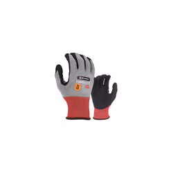 Magnesium-NS Cut Resistant Level D Protection Work Gloves, Nitrile Coating Dry Grip Men and Women's, Anti Cut Steel and Glass ...