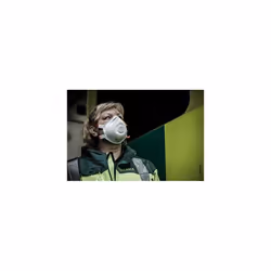FFP3 Face Mask Pk 5 - Disposable Moulded Respirator - EN149 CE Certified â Advanced 3 Layer Filtering of Particles, Vapours and Fumes - Exhalation