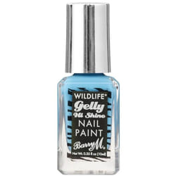 Barry M Cosmetic Wildfire Gelly Hi Shine Nail Paint 10ml Ocean Blue