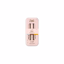 Dazzle & Define Metallic Crayons, Shade Metallic Neutrals | x3 Eyeshadow Pens in Silver, Gold, Brown