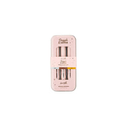 Dazzle & Define Metallic Crayons, Shade Metallic Neutrals | x3 Eyeshadow Pens in Silver, Gold, Brown