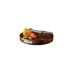 Global Acacia End Grain Round Cutting Board 35 x 4.5cm