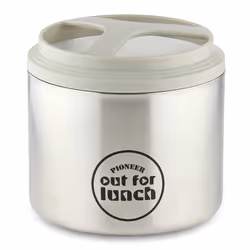 Pioneer Vacuum Insulated Lunch Box, Leak-Proof Food/Soup Flask with Extra Wide Opening, 4 Hours Hot 8 Hours Cold, 18/10 Stain ...