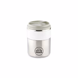 Pioneer Vacuum Insulated Lunch Box 2 Tier, Leak-Proof Food/Soup Flask with Extra Wide Opening and 2 Compartments, 4 Hours Hot ...