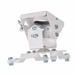 B-Tech SYSTEM 2 - Universal Projector Ceiling Mount with Micro-adjustment, Ceiling, 25 kg, White, 360°, -13 - 13°, 1 pc(s)