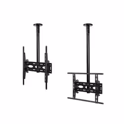 B-Tech Universal Flat Screen Ceiling Mount with Tilt (VESA 400) - 1m Ø50mm Pole - Additional view 4