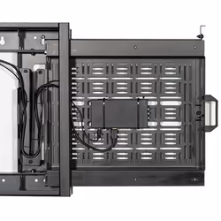 B-Tech Flat Screen Wall Mount with Slide-Out AV Storage Tray (VESA 600 x 400) - Additional view 5