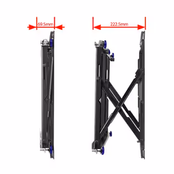 B-Tech Slimline Soft-Open Full Service Videowall Mount with Micro-Adjustment (VESA 600 x 400) - Additional view 4