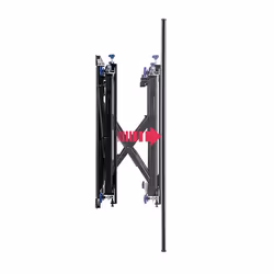 B-Tech Slimline Soft-Open Full Service Videowall Mount with Micro-Adjustment (VESA 600 x 400) - Additional view 5