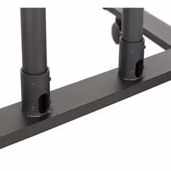 B-Tech Large Universal Flat Screen Trolley / Floor Stand (VESA 600 x 400) - 1.6m Ø50mm Poles - Additional view 5