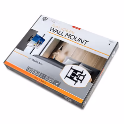 B-Tech VENTRY - Ultra-Slim Universal Flat Screen Wall Mount with Double Arm (VESA 400 x 400) - Additional view 8