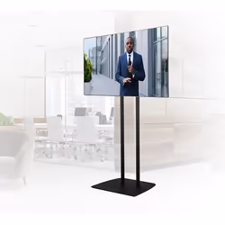 B-Tech Universal Flat Screen Floor Stand (VESA 600 x 400) - Twin 1.8m Ø50mm Poles - Additional view 4