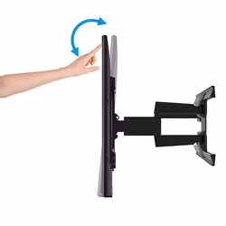 B-Tech Twin Cantilever 190.5 cm (75") Wall Black - Additional view 4