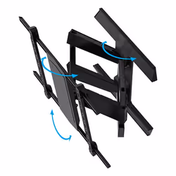 B-Tech Twin Cantilever 190.5 cm (75") Wall Black - Additional view 5