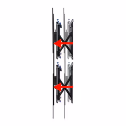 B-Tech SYSTEM X - Soft-Open Full Service Portrait Wall Mount For LG® 110UM5J-B - Additional view 5