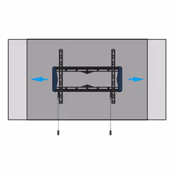 B-Tech Elements Fixed 400 Flat 165.1 cm (65") Wall Black, Blue - Additional view 7
