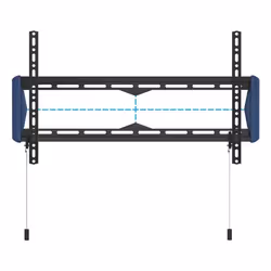 B-Tech Elements Fixed 600 Flat 2.03 m (80") Wall Black, Blue - Additional view 4