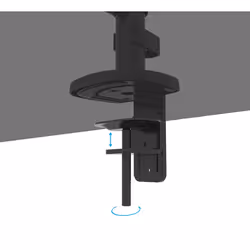 B-Tech BT7352/B monitor mount / stand 81.3 cm (32") Desk Black - Additional view 6