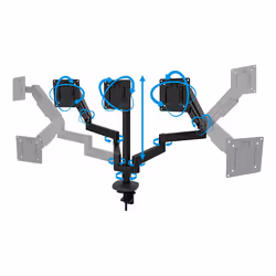 B-Tech BT7353/B monitor mount / stand 81.3 cm (32") Desk Black - Additional view 8