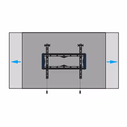 B-Tech BT5431/B TV mount/stand 165.1 cm (65") Black - Additional view 7
