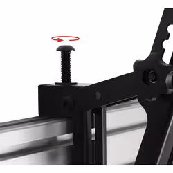 B-Tech SYSTEM X - VESA 200 Flat Screen Interface Arms with Tilt for BT8390 (Pair) - Additional view 3