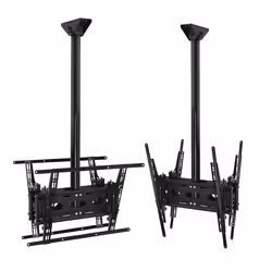 B-Tech Back-to-Back Universal Flat Screen Ceiling Mount with Tilt (VESA 400) - 1.5m Ø50mm Pole - Additional view 4