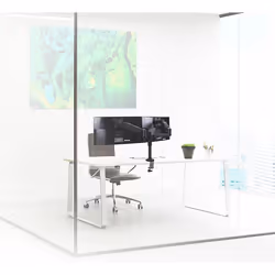 B-Tech Full Motion Twin Flat Screen Desk Mount with Double Arms - Additional view 4