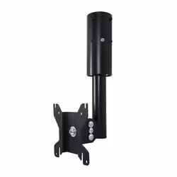 B-Tech SYSTEM 2 - Flat Screen Mount with Tilt & Swivel (VESA 100) for Ø50mm Poles, Clamp, 23 kg, 71.1 cm (28"), 75 x 75 mm, 1 ...