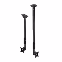 B-Tech SYSTEM 2 - Flat Screen Mount with Tilt & Swivel (VESA 100) for Ø50mm Poles