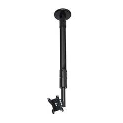 B-Tech Flat Screen Ceiling / Desk Mount with Tilt & Swivel (VESA 100) - 1m Ø50mm Pole