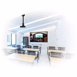 B-Tech SYSTEM 2 - Universal Projector Ceiling Mount with Micro-adjustment - 1.5m Ø50mm Pole - Additional view 4