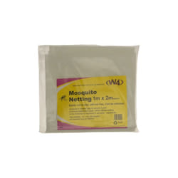 Mosquito Net - Grey - 1m x 2m - With Fixers