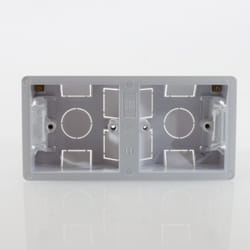Mains Backing Box Dual W4 20025