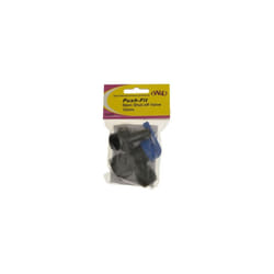 Caravan Motorhome Replacement Push Fit Hose Connector Stem & Shut-Off Valve - 12mm