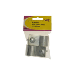 Butterfly Pole End Clamps - 21mm-23mm - Pack of 2